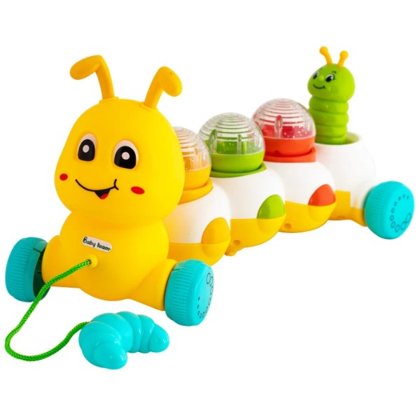 Фото - Интерактивная игрушка Baby Team Ползунчик (8659_желтый)