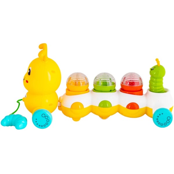 Фото - Интерактивная игрушка Baby Team Ползунчик (8659_желтый)