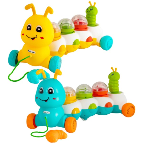 Фото - Интерактивная игрушка Baby Team Ползунчик (8659_желтый)