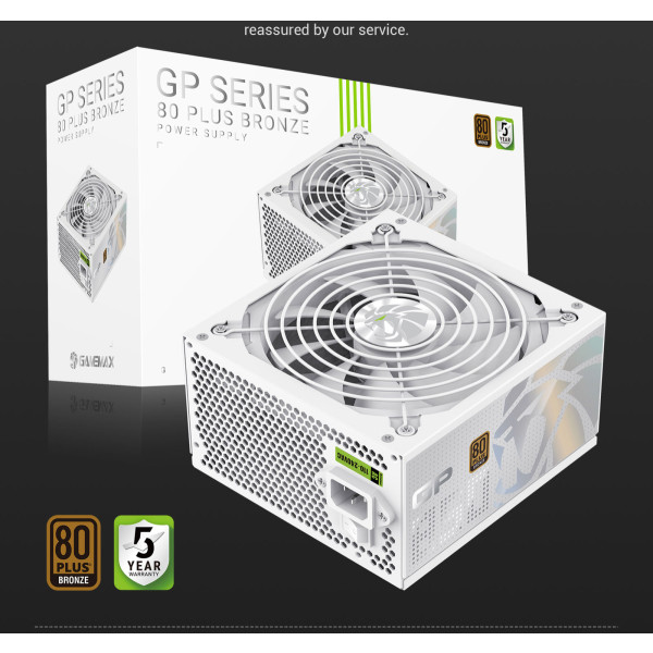 Фото - Блок живлення для ПК Gamemax GP 850B WH