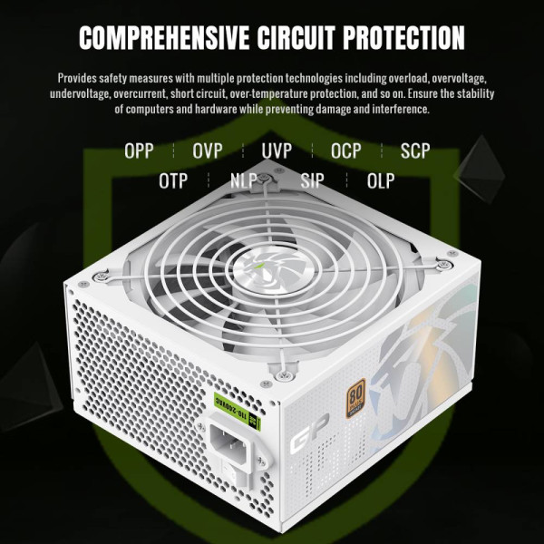 Фото - Блок живлення для ПК Gamemax GP 750B WH