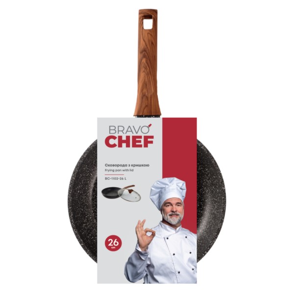 Фото - Сковорода универсальная BRAVO CHEF 26 см (BC-1102-26 L)