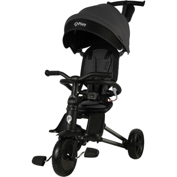 Фото - Триколісний велосипед Qplay Nova Ultimate Black (S700-16NovaEvaUB)
