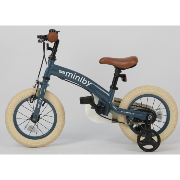 Фото - Двоколісний велосипед Qplay Miniby 3в1/12" Grey-Blue (CB02MiniBy12Grey-Blue)