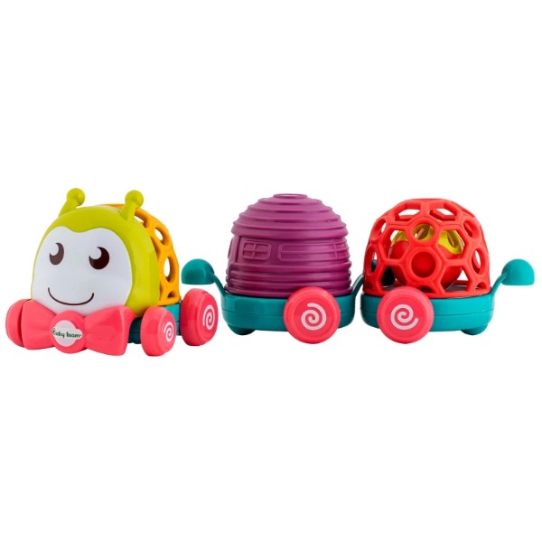 Фото - Интерактивная игрушка Baby Team Забавные вагончики (8672_гусінь) Фото - Интерактивная игрушка Baby Team Забавные вагончики (8672_гусінь)
