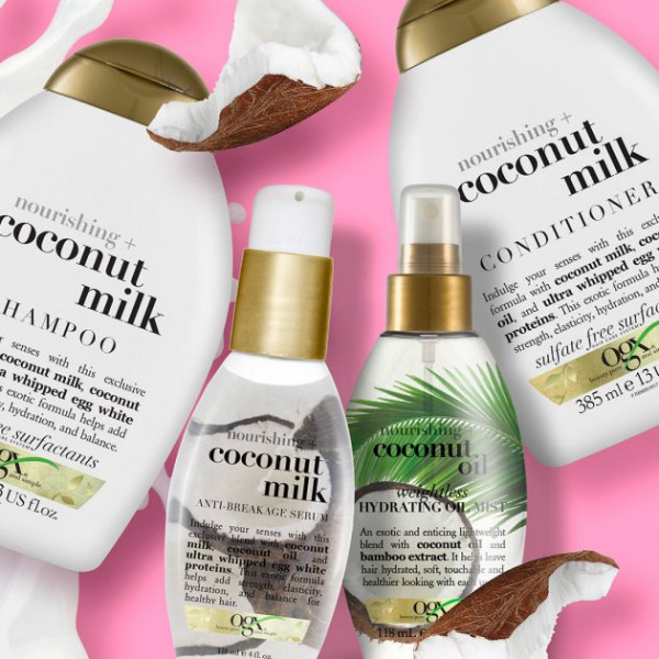 Фото - Бальзам для волосся OGX Coconut Milk Поживний з кокосовим молоком 385 мл (0022796970060)
