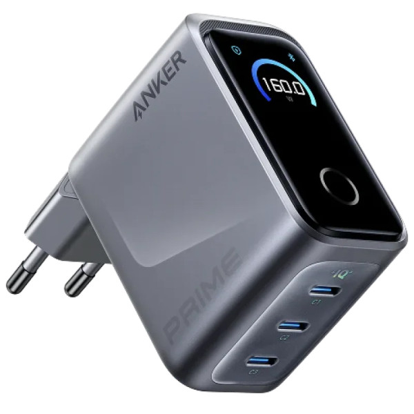 Сетевое зарядное устройство Anker GaNPrime Charger 160W 3xUSB-C Сетевое зарядное устройство Anker GaNPrime Charger 160W 3xUSB-C