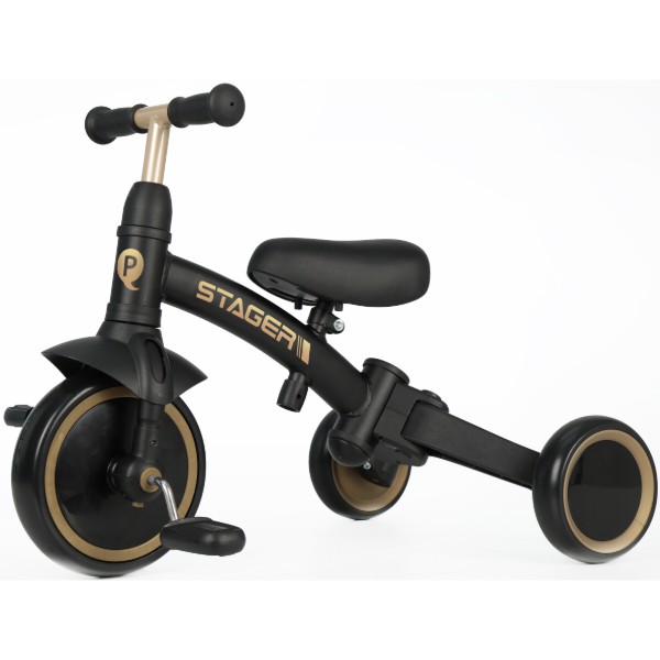 Фото - Трёхколёсный велосипед Qplay Stager 3в1 Black (T80STAGERBlack)