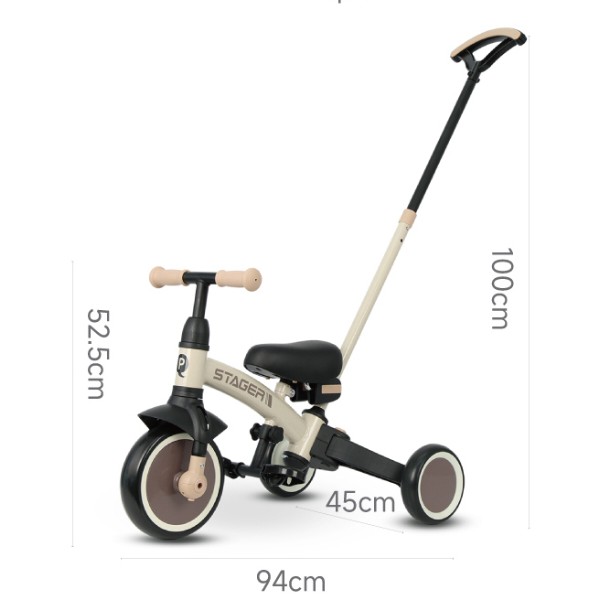 Фото - Трёхколёсный велосипед Qplay Stager 3в1 Black (T80STAGERBlack)