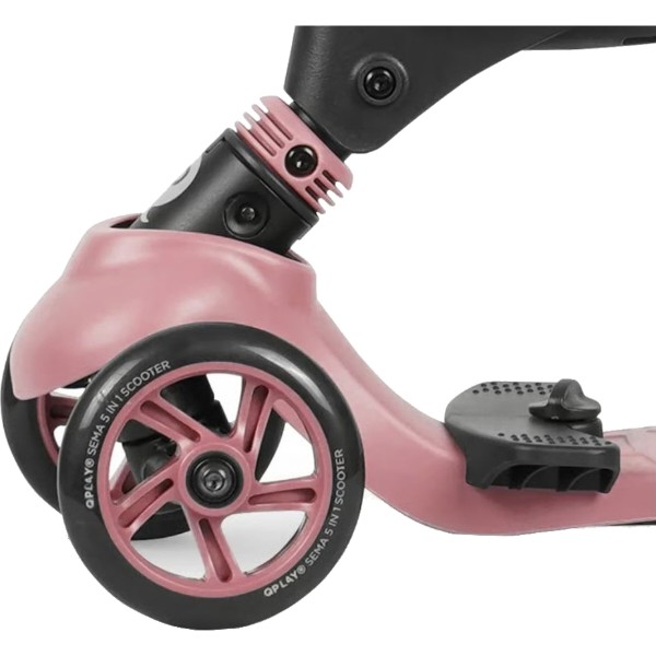 Фото - Триколісний самокат Qplay 5 в 1 Sema Pink (ST-004SemaPink)