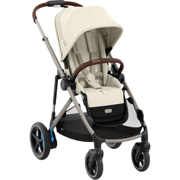 Фото - Коляска для двойни прогулочная Cybex eGazelle S TPE Seashell Beige (524000541) Фото - Коляска для двойни прогулочная Cybex eGazelle S TPE Seashell Beige (524000541)