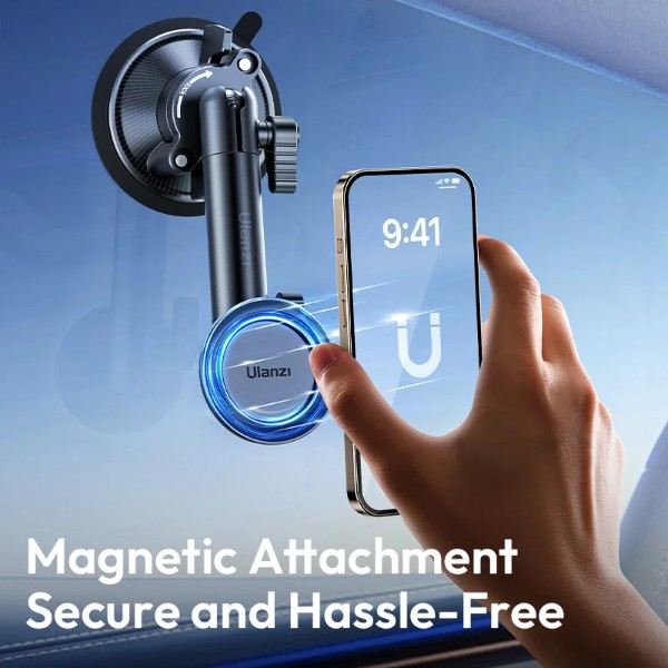 Фото - Автодержатель Ulanzi ZJ06 Suction Cup Mount (T117)