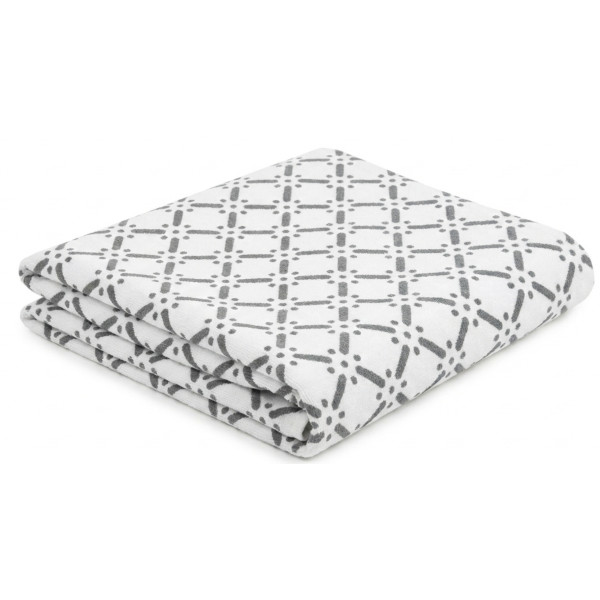 Фото - Рушник банний GM Textile махровий сірий принт 70х150