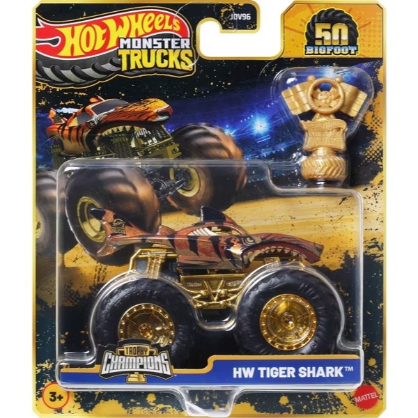 Фото - Монстртракі Hot Wheels з кубком серії "Бігфут – чемпіон" Monster Trucks (в ас.) (JDV96)