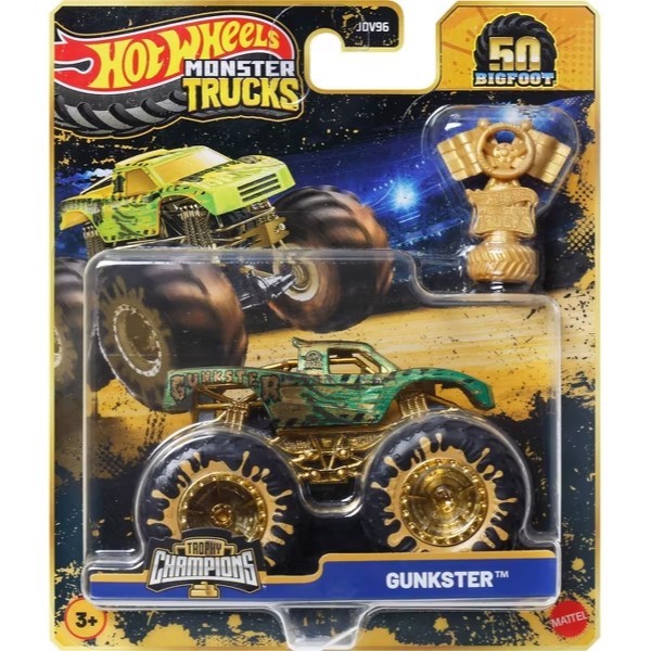 Фото - Монстртракі Hot Wheels з кубком серії "Бігфут – чемпіон" Monster Trucks (в ас.) (JDV96)
