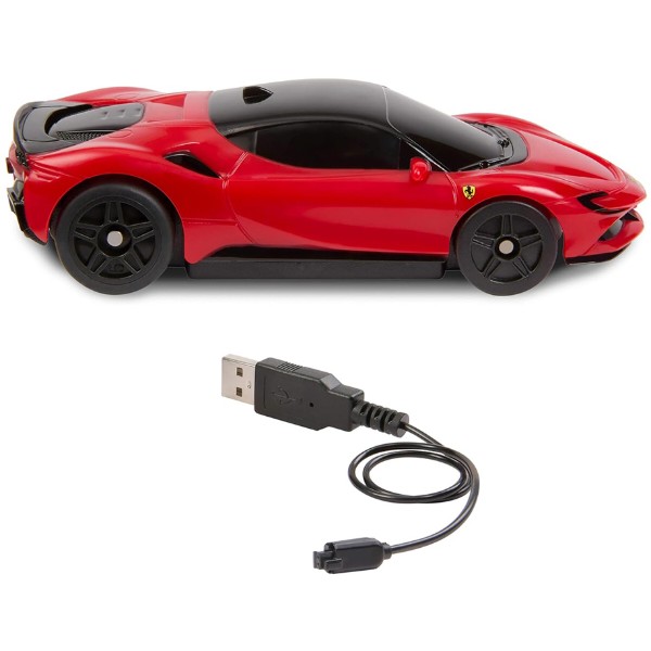 Фото - Радіокерована машинка Hot Wheels «Ferrari SF90 Stradale Assetto Fiorano» (JGD09)