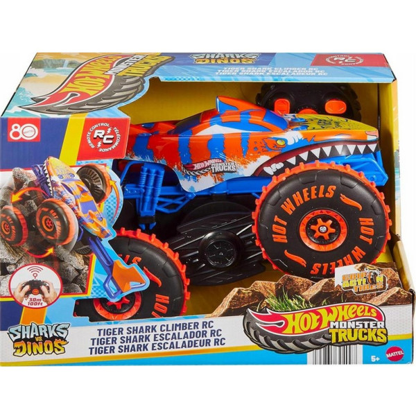 Фото - Радиоуправляемая машинка Hot Wheels «TIGER SHARK CLIMBER» Monster Trucks (JFR39)
