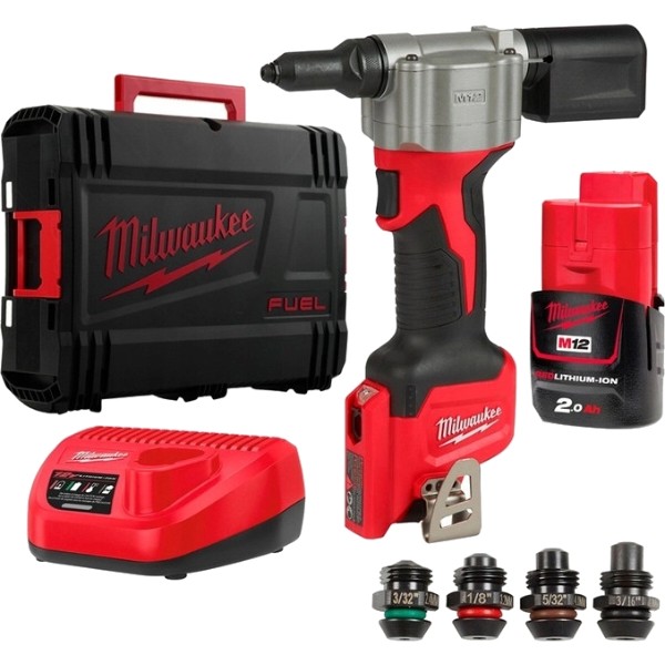 Фото - Ключ заклепочный Milwaukee M12 BPRT-201X (4933464405)