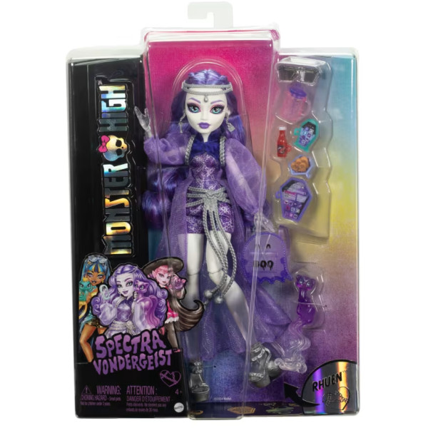Фото - Кукла Monster High Спектра «Монстро-классика» (HXH77)
