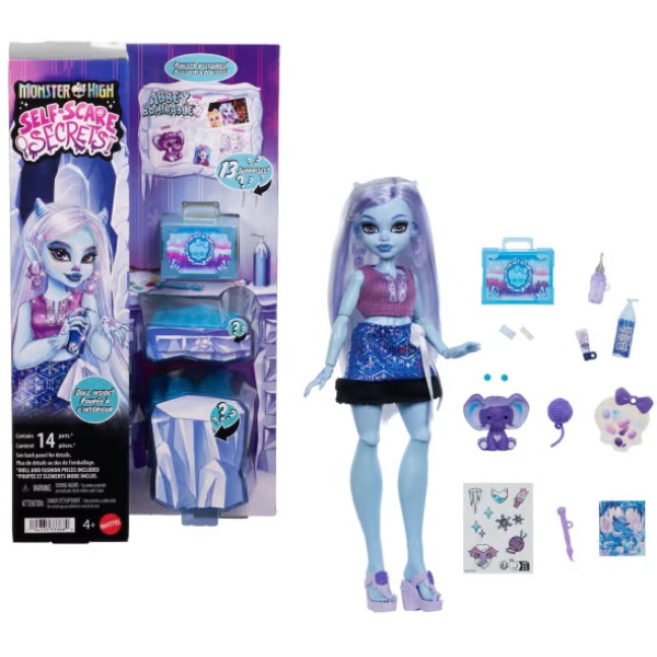 Фото - Ляльковий набір Monster High "Таємні ритуали краси Еббі"  (JHK44)