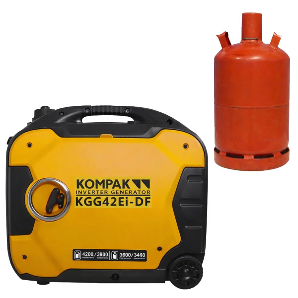 Фото - Генератор двопаливний KOMPAK KGG42Ei-DF