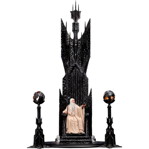 Фото - Коллекционная фигурка Weta Workshop LORD OF THE RINGS Saruman the White on Throne Statue 1/6 scale (860103269)