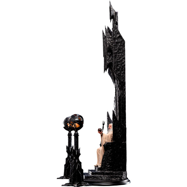 Фото - Коллекционная фигурка Weta Workshop LORD OF THE RINGS Saruman the White on Throne Statue 1/6 scale (860103269)