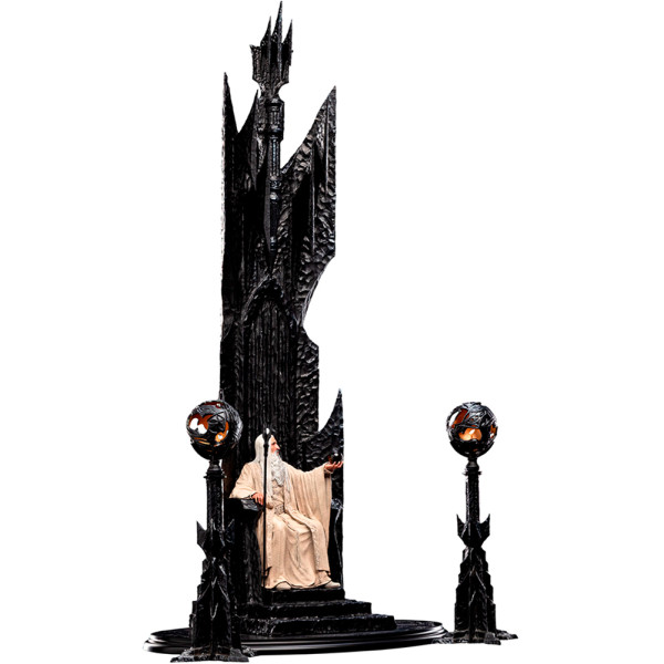 Фото - Коллекционная фигурка Weta Workshop LORD OF THE RINGS Saruman the White on Throne Statue 1/6 scale (860103269)
