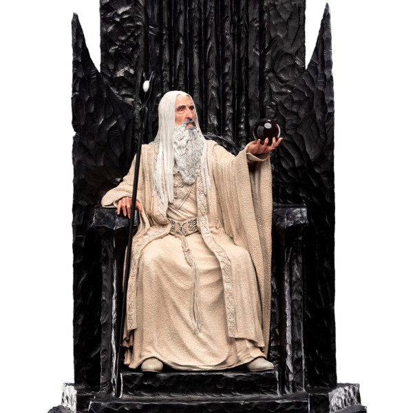 Фото - Коллекционная фигурка Weta Workshop LORD OF THE RINGS Saruman the White on Throne Statue 1/6 scale (860103269)