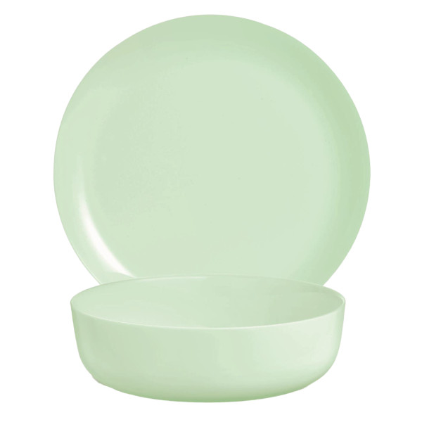 Фото - Столовий сервіз Luminarc DIWALI PARADISE GREEN 19 пр. (V6218)