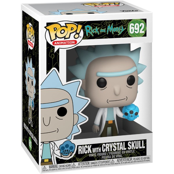 Фото - Коллекционная фигурка FUNKO POP! серии Рик и Морти - РИК С ХРУСТАЛЬНЫМ ЧЕРЕПОМ (45438)
