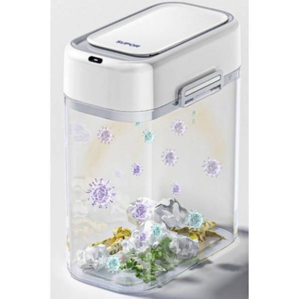 Фото - Бак для мусора Xiaomi Supor Smart Sensor White 9 л (TC-Z8)