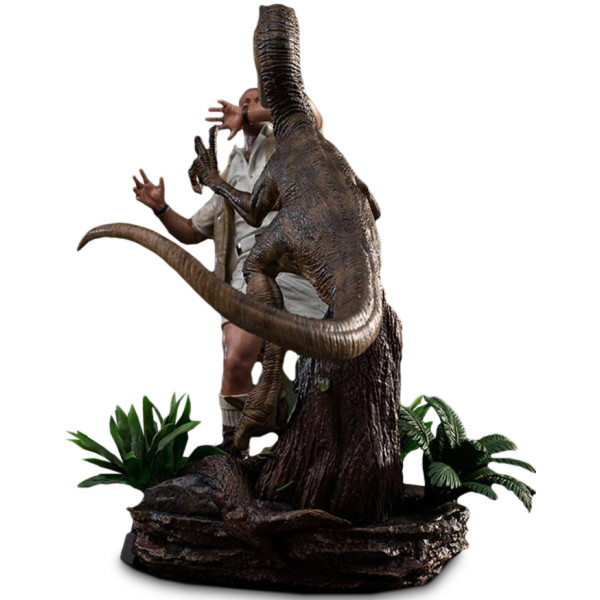 Фото - Колекційна фігурка Iron Studios JURASSIC PARK Clever Girl  Deluxe Art Scale 1/10 (UNIVJP40421-10)