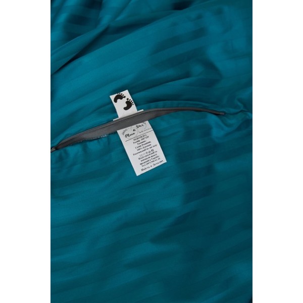 Фото - Комплект постільної білизни Moon&Star 160х220х2 нав. 2х50х70 Turkish Blue Satin Stripe (MS-820000661)