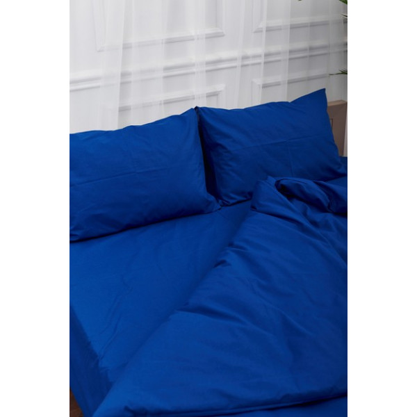 Фото - Комплект постільної білизни Moon&Star 160х220х2 нав. 4х50х70 Blue Бязь Gold Люкс (MS-820000833)