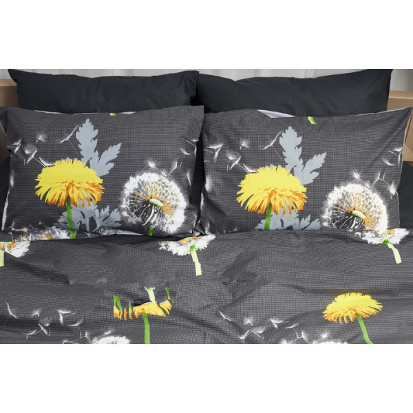 Фото - Комплект постільної білизни Moon&Star 160х220х2 нав. 4х50х70 Dandelion Бязь Gold Люкс (MS-820000973)