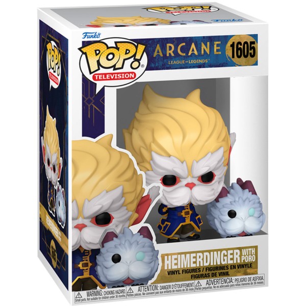 Фото - Колекційна фігурка FUNKO POP! серії Аркейн - ХЕЙМЕРДІНГЕР З ПОРО (80193)