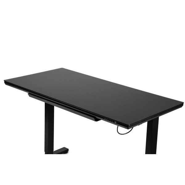 Фото - Стіл з електрорегулюванням висоти Barsky StandUp Black glass (BST-11new)