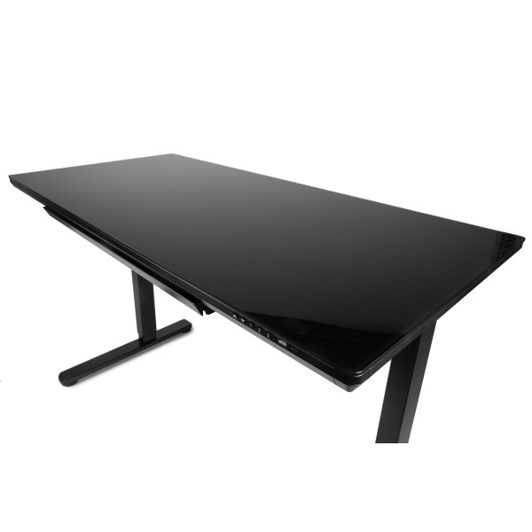 Фото - Стіл з електрорегулюванням висоти Barsky StandUp Black glass (BST-11new)