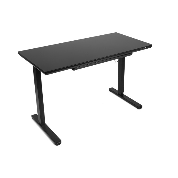 Фото - Стіл з електрорегулюванням висоти Barsky StandUp Black glass (BST-11new)