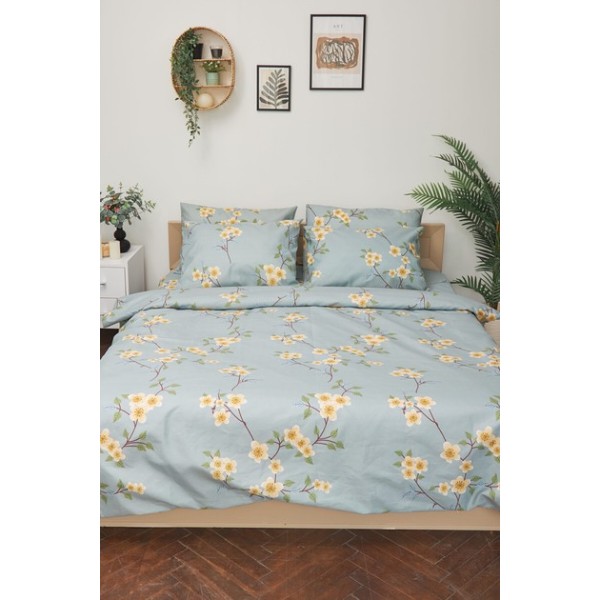 Фото - Комплект постільної білизни Moon&Star 143х210х2 нав. 4х50х70 Spring Flower Мікросатин Premium (MS-820001416)