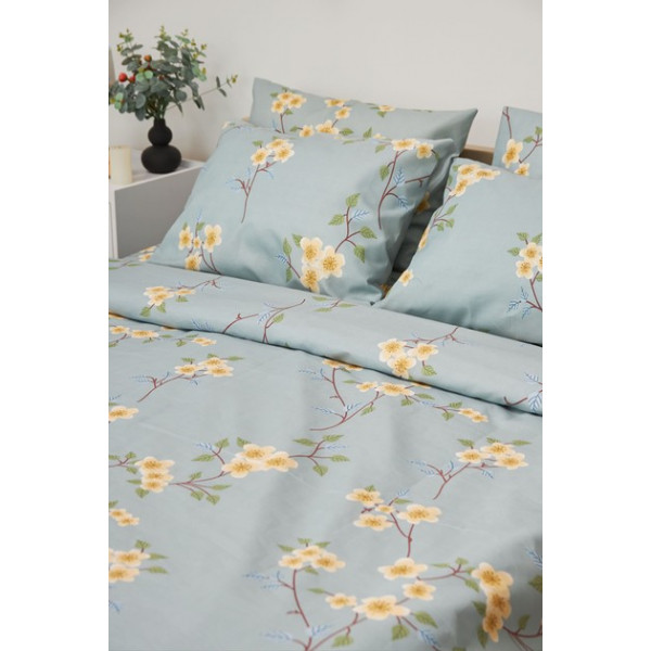 Фото - Комплект постельного белья Moon&Star 160х220х2 нав. 2х50х70 Spring Flower Микросатин Premium (MS-820001419)