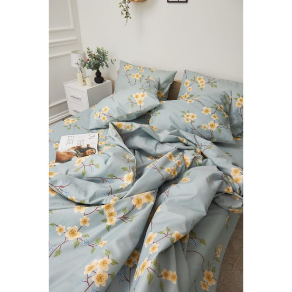 Фото - Комплект постільної білизни Moon&Star 143х210х2 нав. 2х50х70 Spring Flower Мікросатин Premium (MS-820001414)