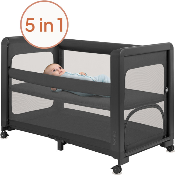 Фото - Манеж-кровать Lionelo PATTY GREY GRAPHITE