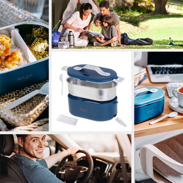 Фото - Ланч-бокс с подогревом Adler AD 4505 Blue