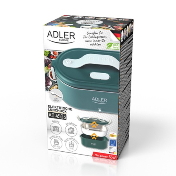Фото - Ланч-бокс з підігрівом Adler AD 4505 Green