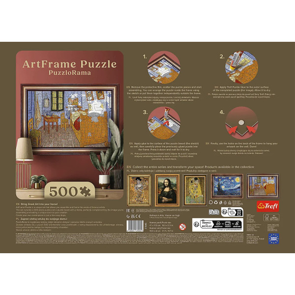 Фото - Пазлы (8+) Trefl 500 Art Винсент Ван Гог - Спальня 500 эл. (37545)