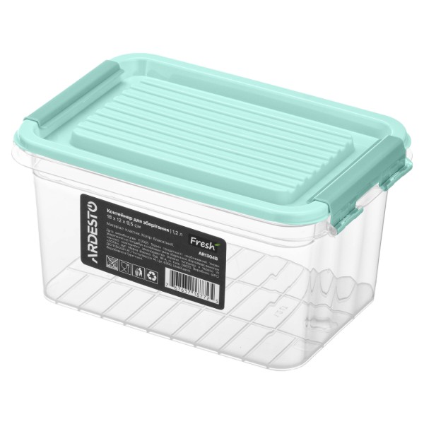 Фото - Ємність для зберігання ARDESTO Fresh 1.2л Blue (AR1304B)