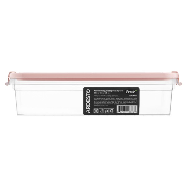 Фото - Ємність для зберігання ARDESTO Fresh 1.8л Pink (AR1305P)