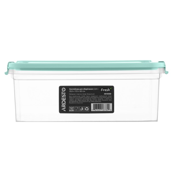Фото - Ємність для зберігання ARDESTO Fresh 2.8л Blue (AR1306B)